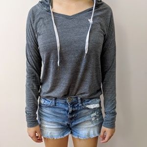 A&F Dark Gray Light Hoodie